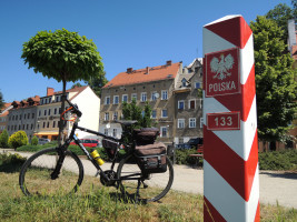 An der polnischen Grenze bei Görlitz