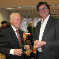 Kurt Petzold mit dem Fraktionsvorsitzenden Ralf Hofmann